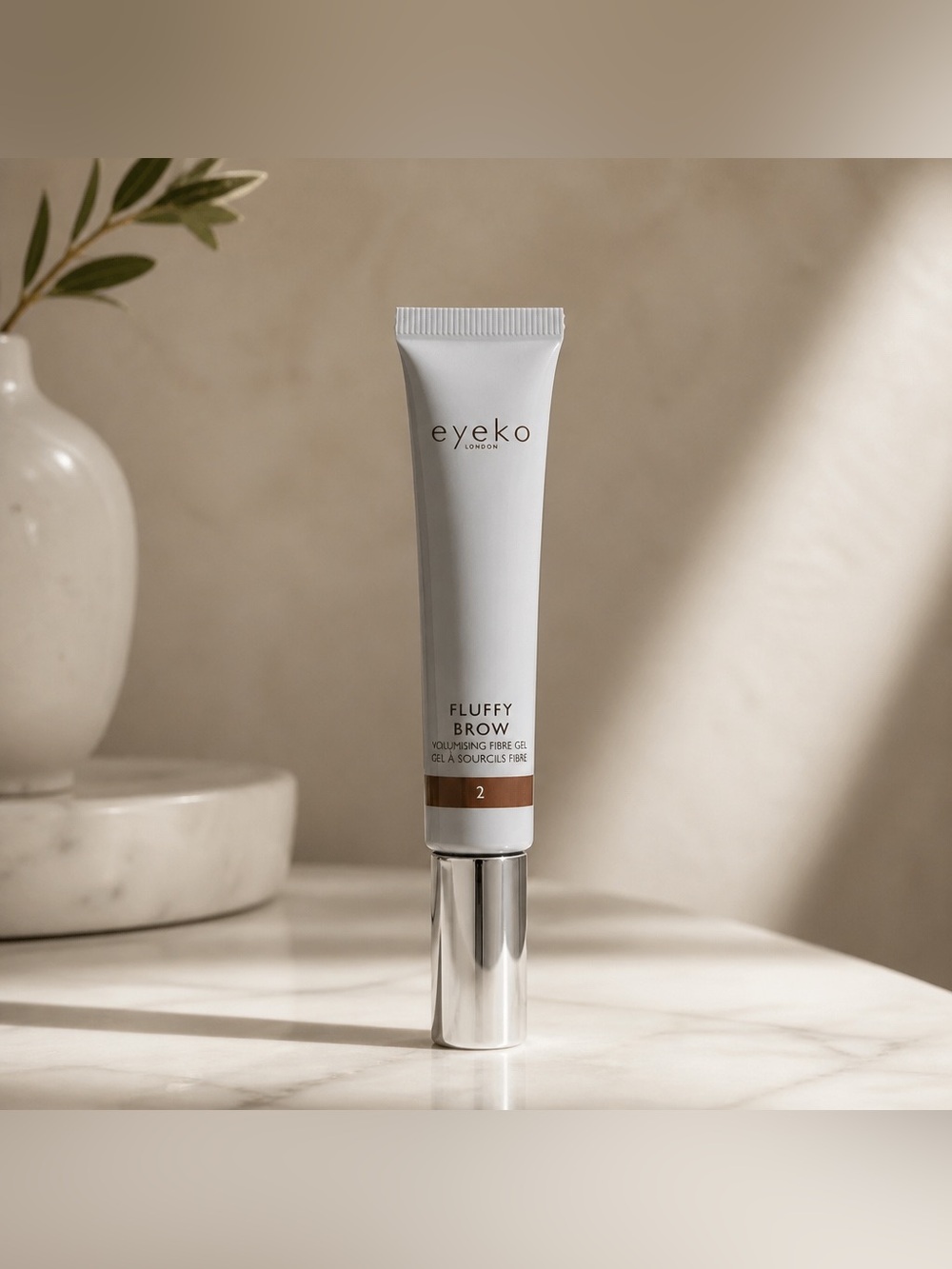 Eyeko Fluffy Brow Volumising Fibre Gel - Warm Brown